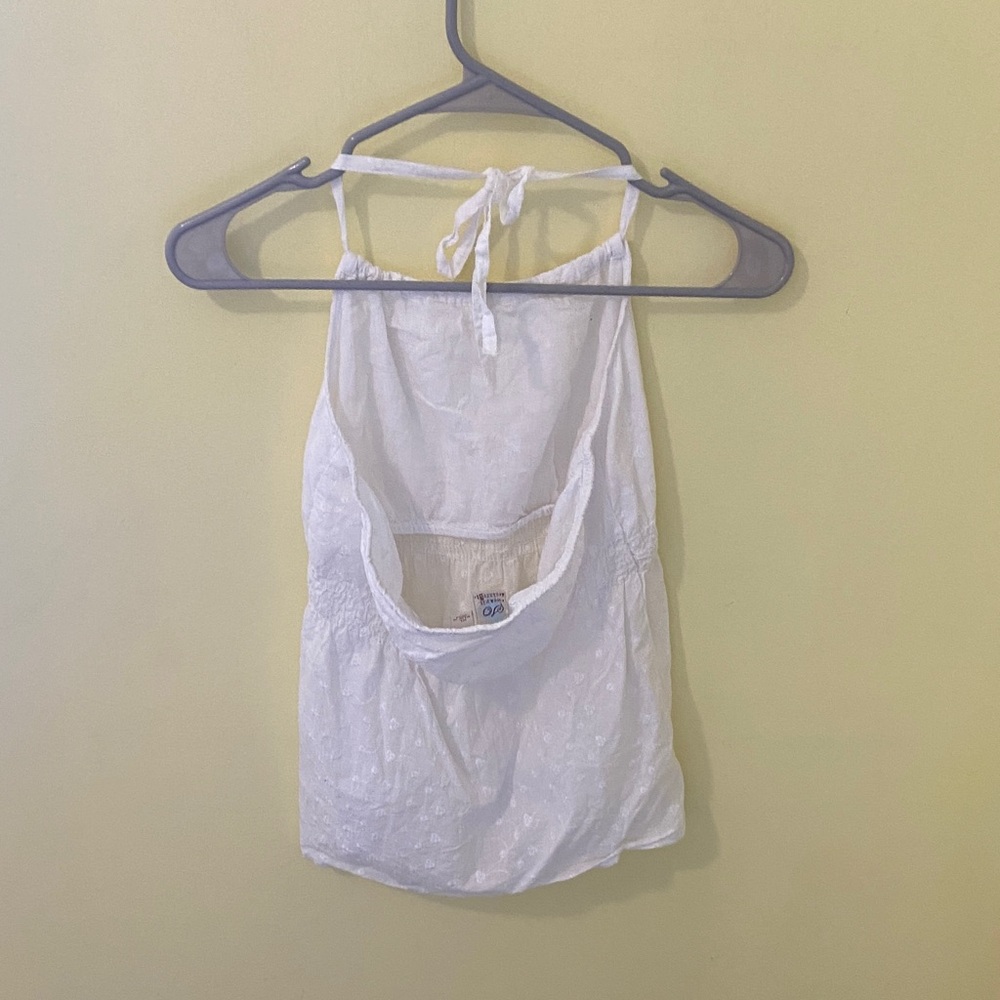 White Halter Top - Picture 3 of 3